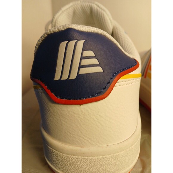 ALDI Gear 2024 Women's Size 7 Multicolor White Sneakers Lace Up Shoe Logo NEW - Picture 9 of 16